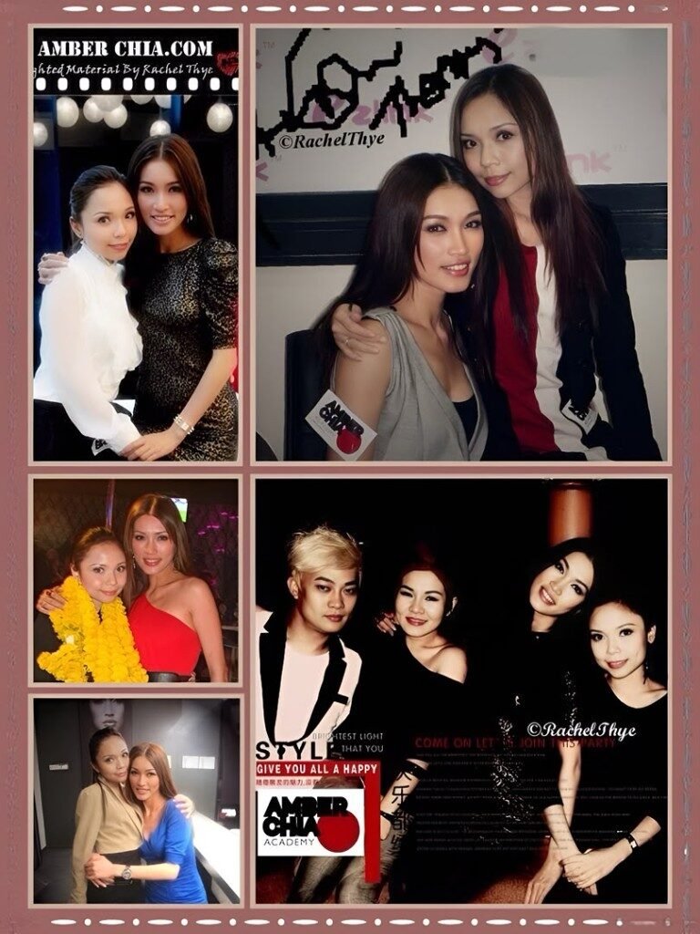 Master Rachel Thye with Amber Chia — formal years as General Manager of Amber Chia Academy
